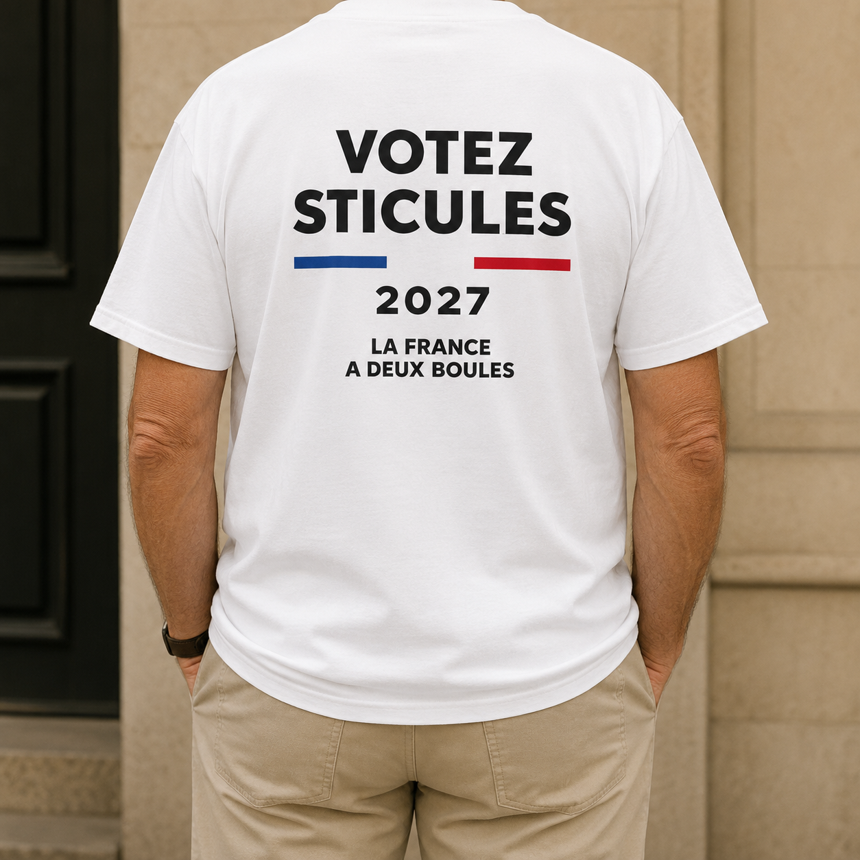 T-shirt « Votez Sticules 2027 »